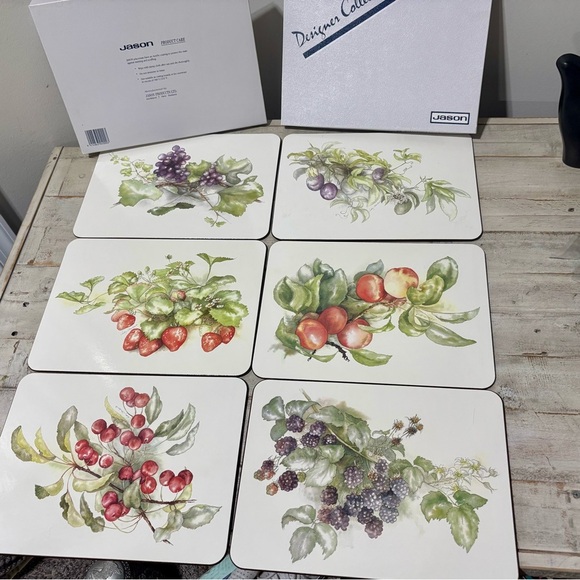 Jason Other - ❤️Jason of New Zealand Redoute Fruit Placemat Set (6)